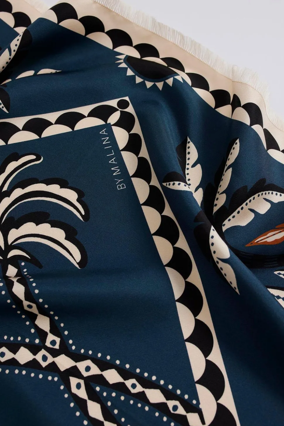 Sidensjal twill 65x65